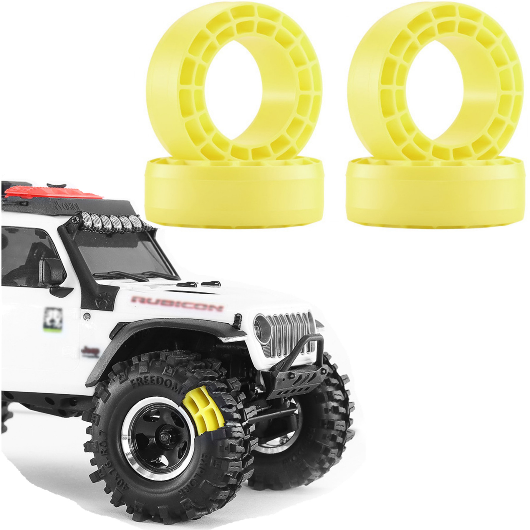 Rc Tire Foam Insert - Inserti in Gomma Siliconica da 0,7