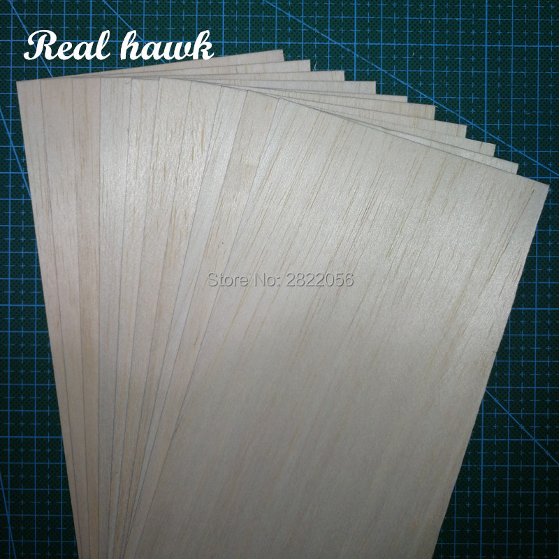Rc Hobby Grade Plane - 330x100x0.75/1/1.5/2/2.5/3/4/5mm AAA + Modello Fogli di