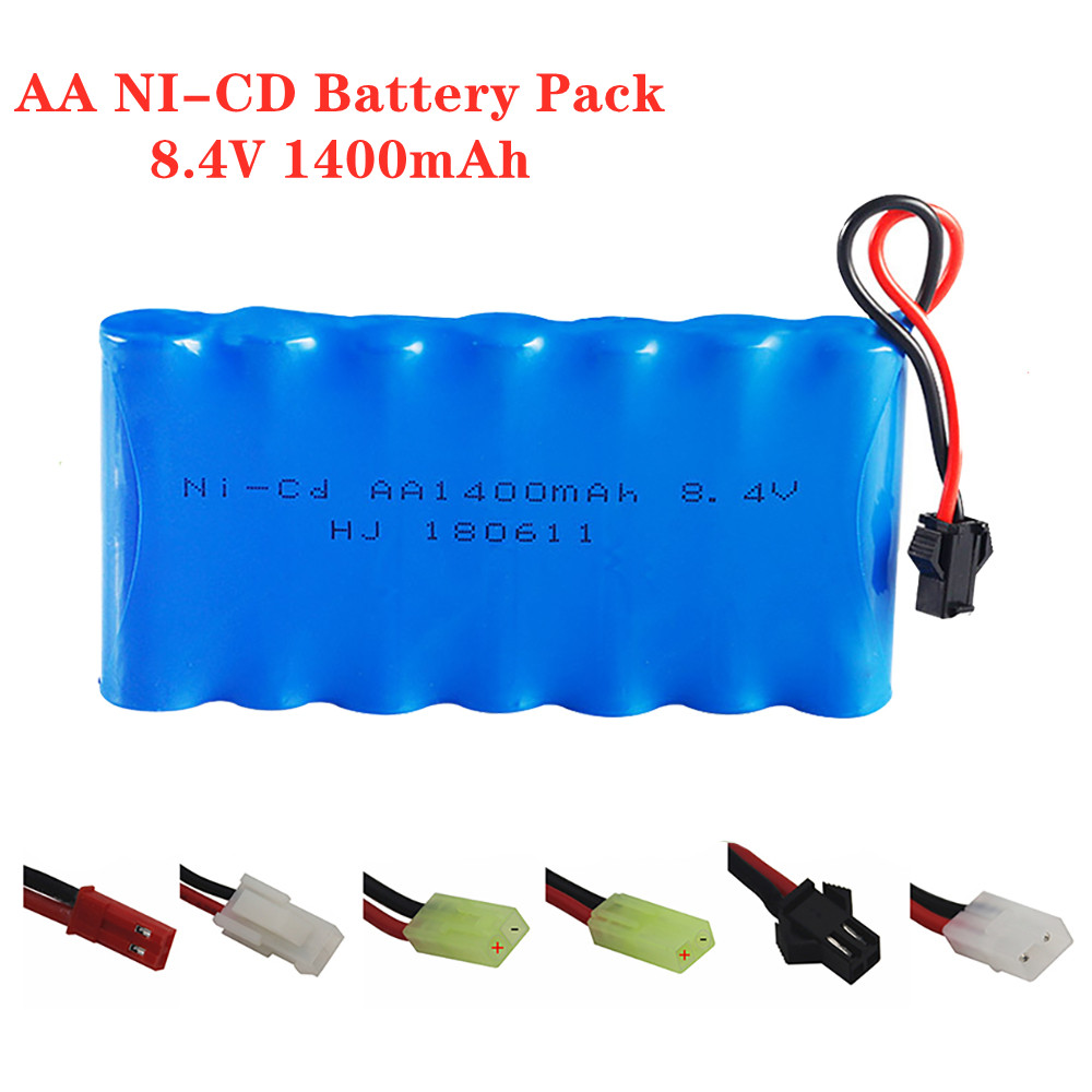 Rc Hobby Trucks - Batteria ricaricabile Ni-CD 8.4V 1400mah per