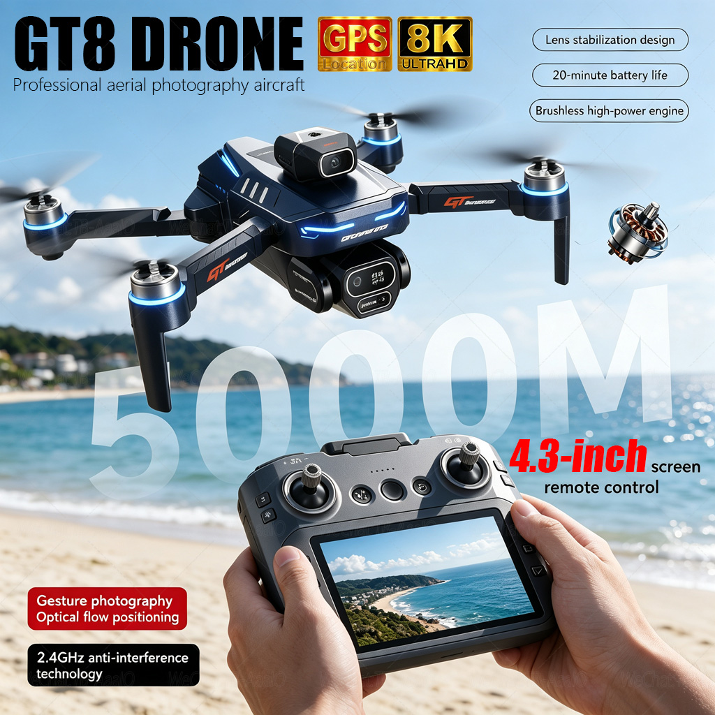 Top Rc Hobby Mini Xcub - NUOVO Drone RC GT8 HD 4K