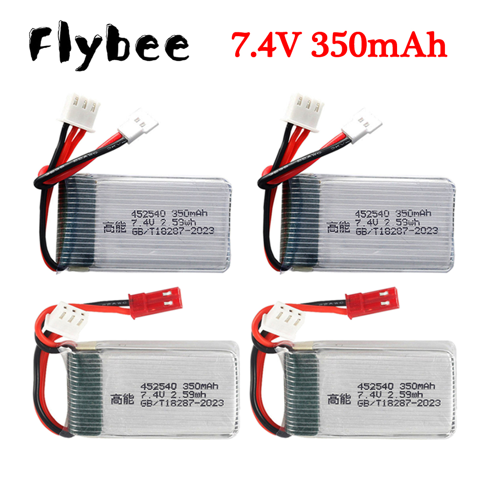 Top Rc Hobby Mini Xcub - Batteria Lipo 2S 7.4V 350mAh per