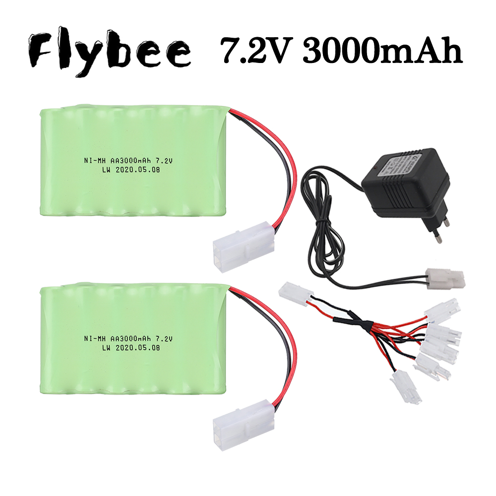 Rc Hobby Trucks - (Tamiya Plug ) 3000mah 7.2V batteria