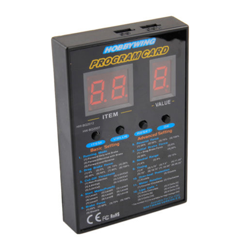 Rc Hobby Grade Plane - Scheda di programma ESC originale Hobbywing