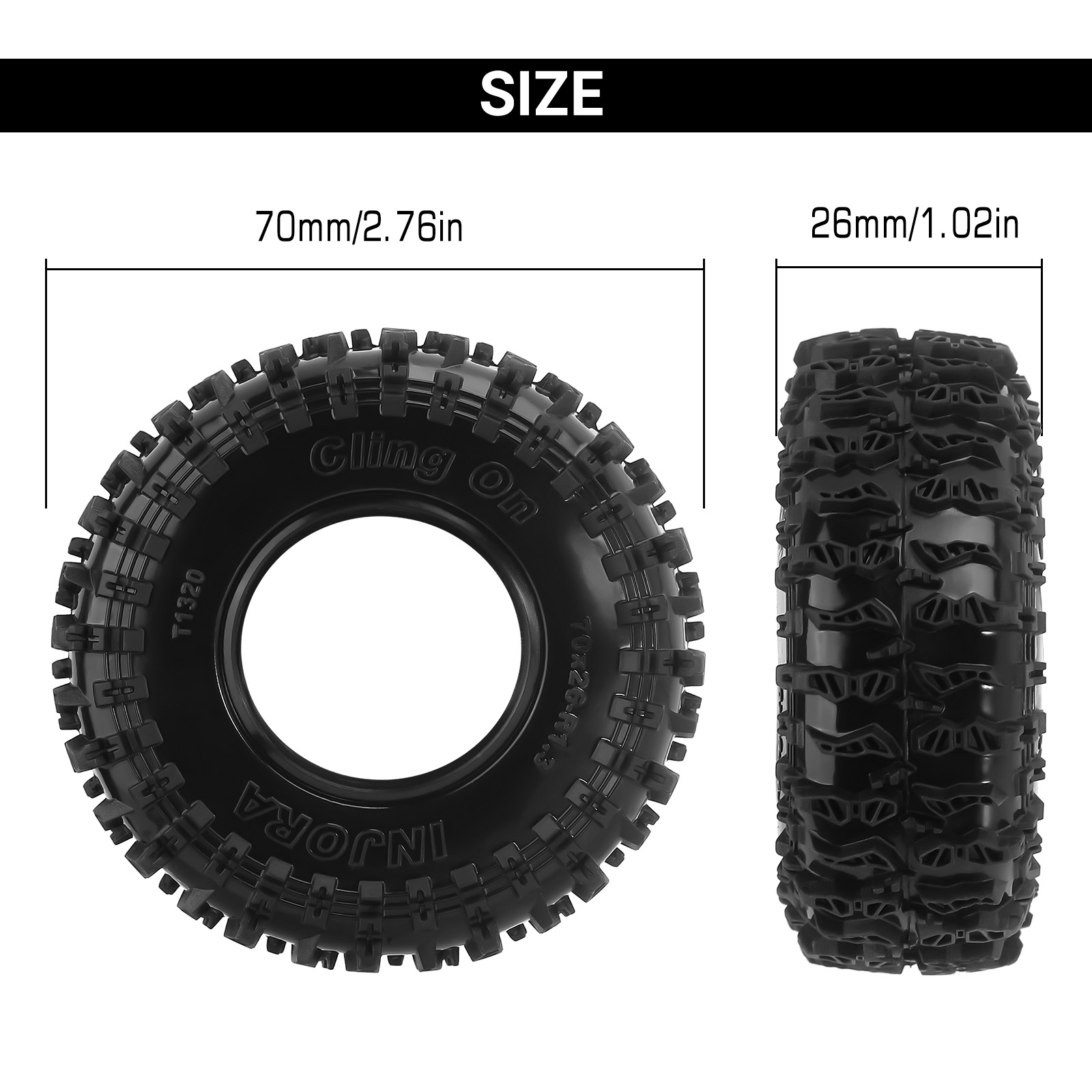 Pneumatici ClingOn INJORA da 1 - Rc Tire Foam Insert recensione e prezzo